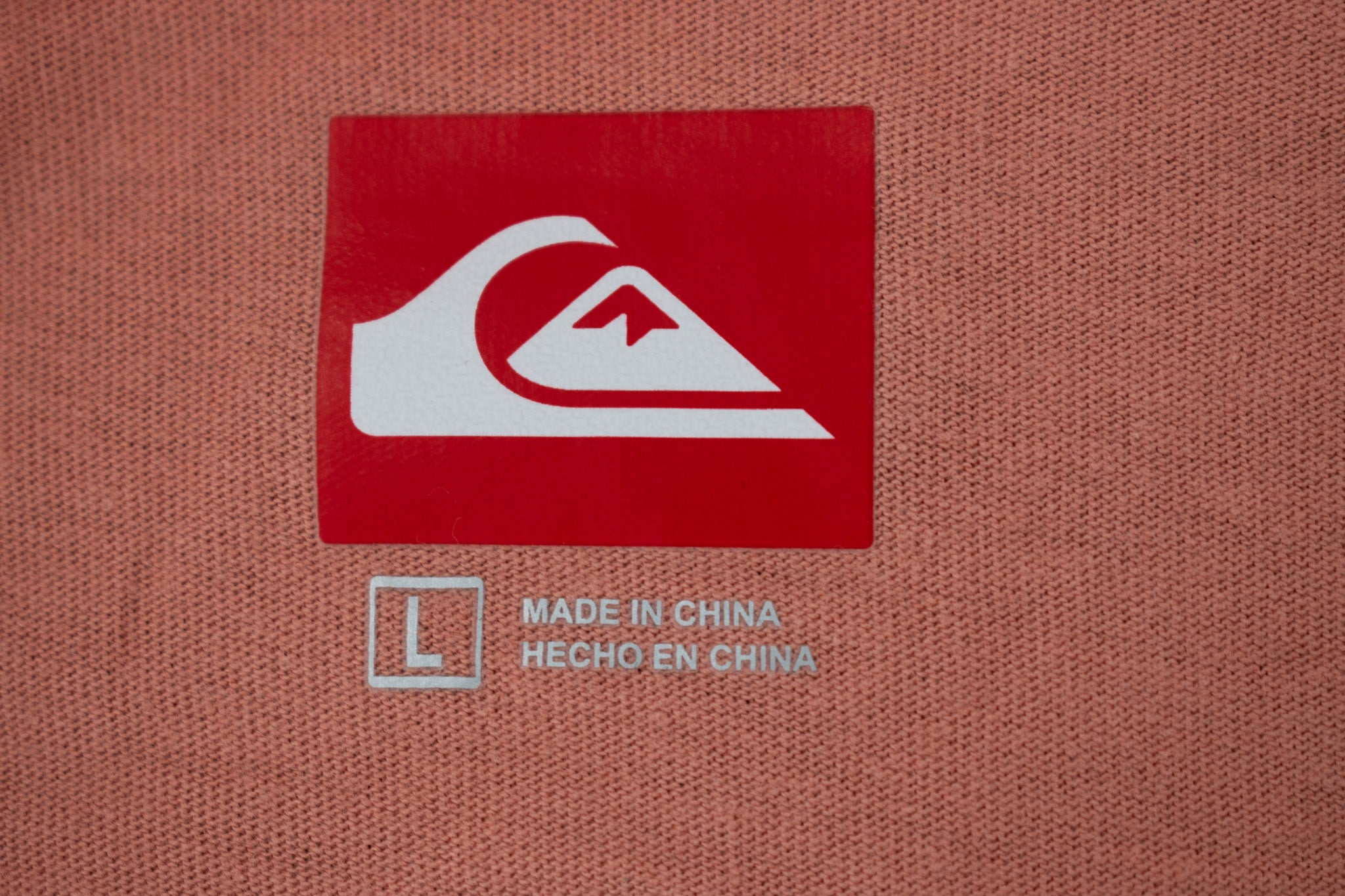 Quiksilver Bubble Gum Pink colored T-shirt