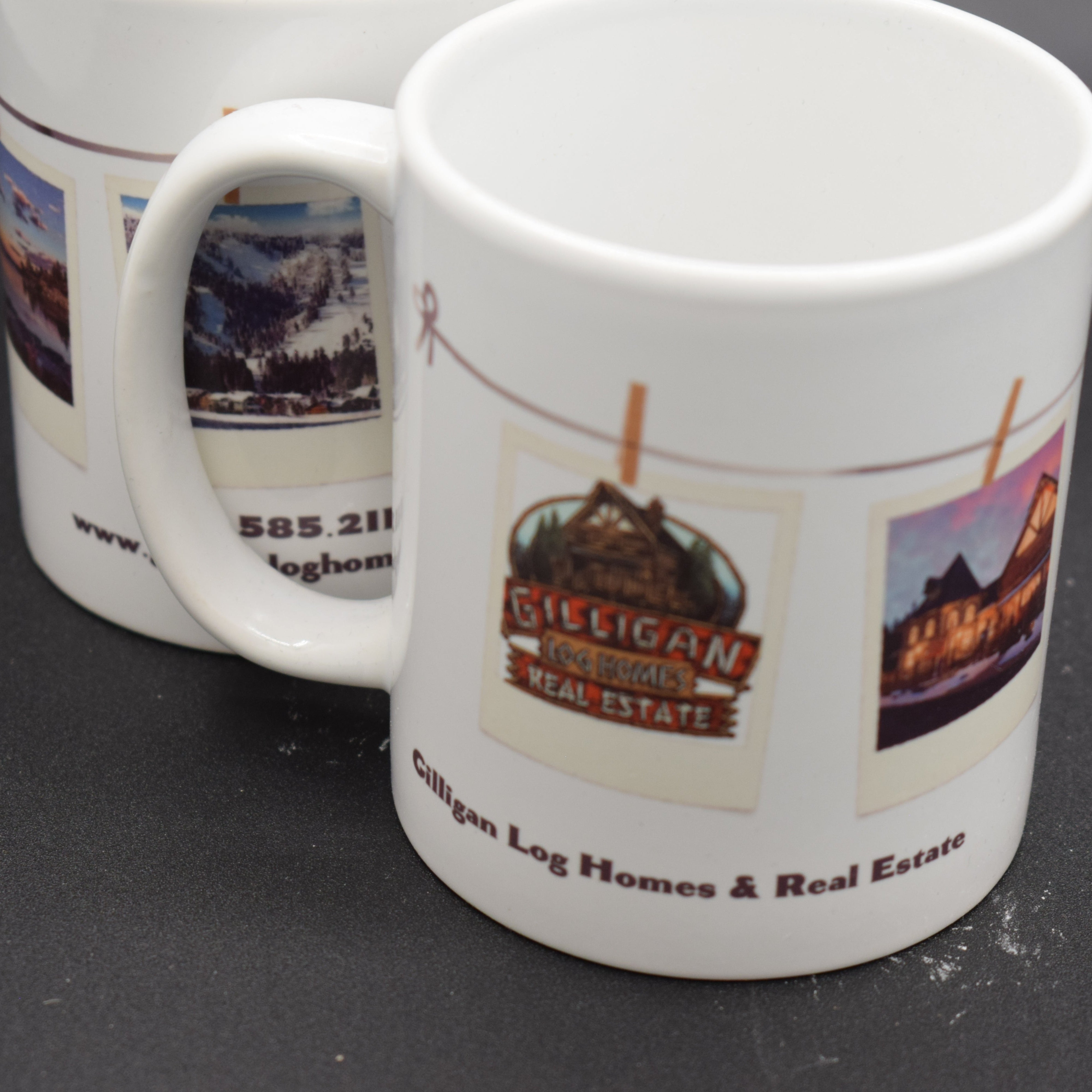 Gilligan Log Homes & Real Estate Coffee Mugs