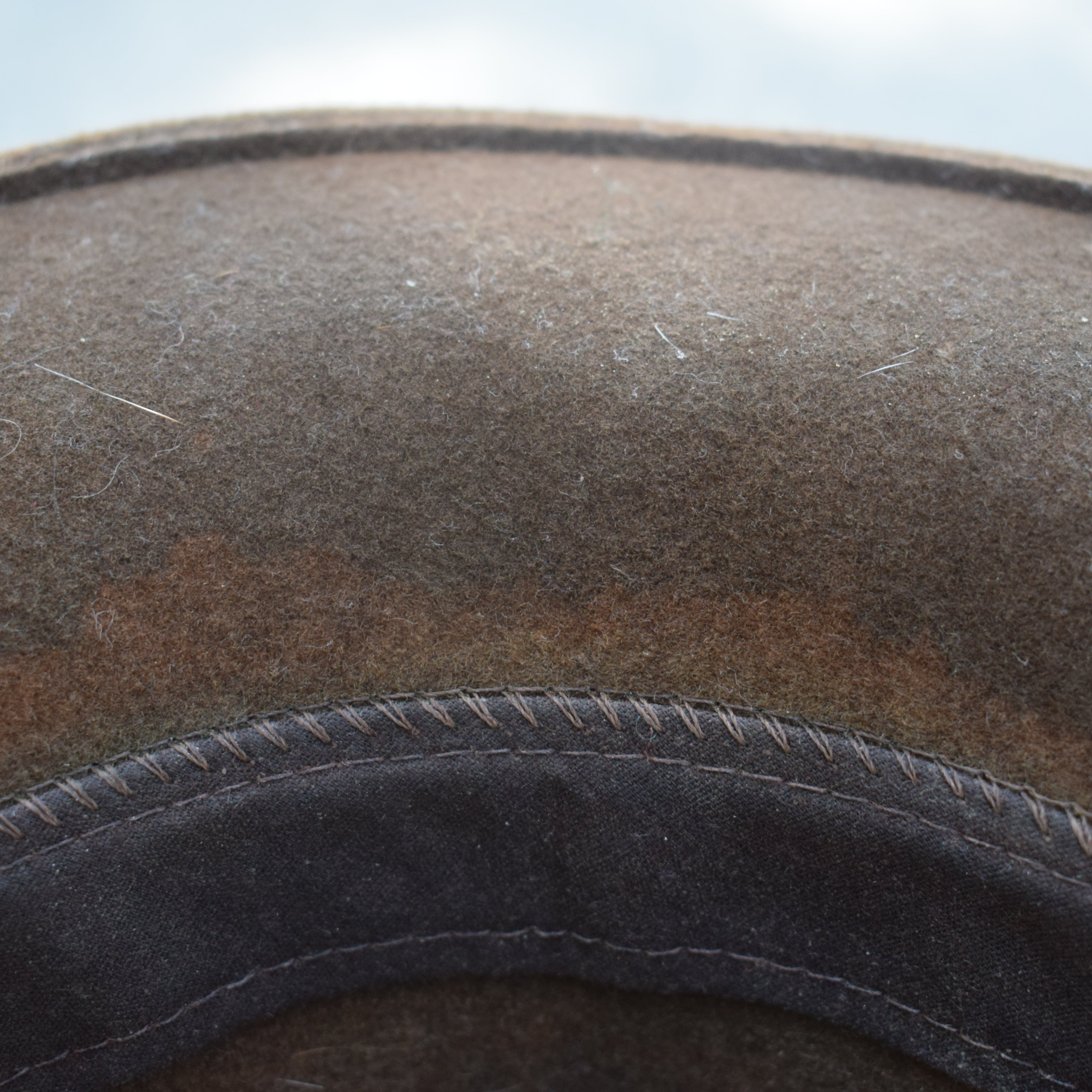Pendleton Brown Wool Wide Brim Fedora Western Country