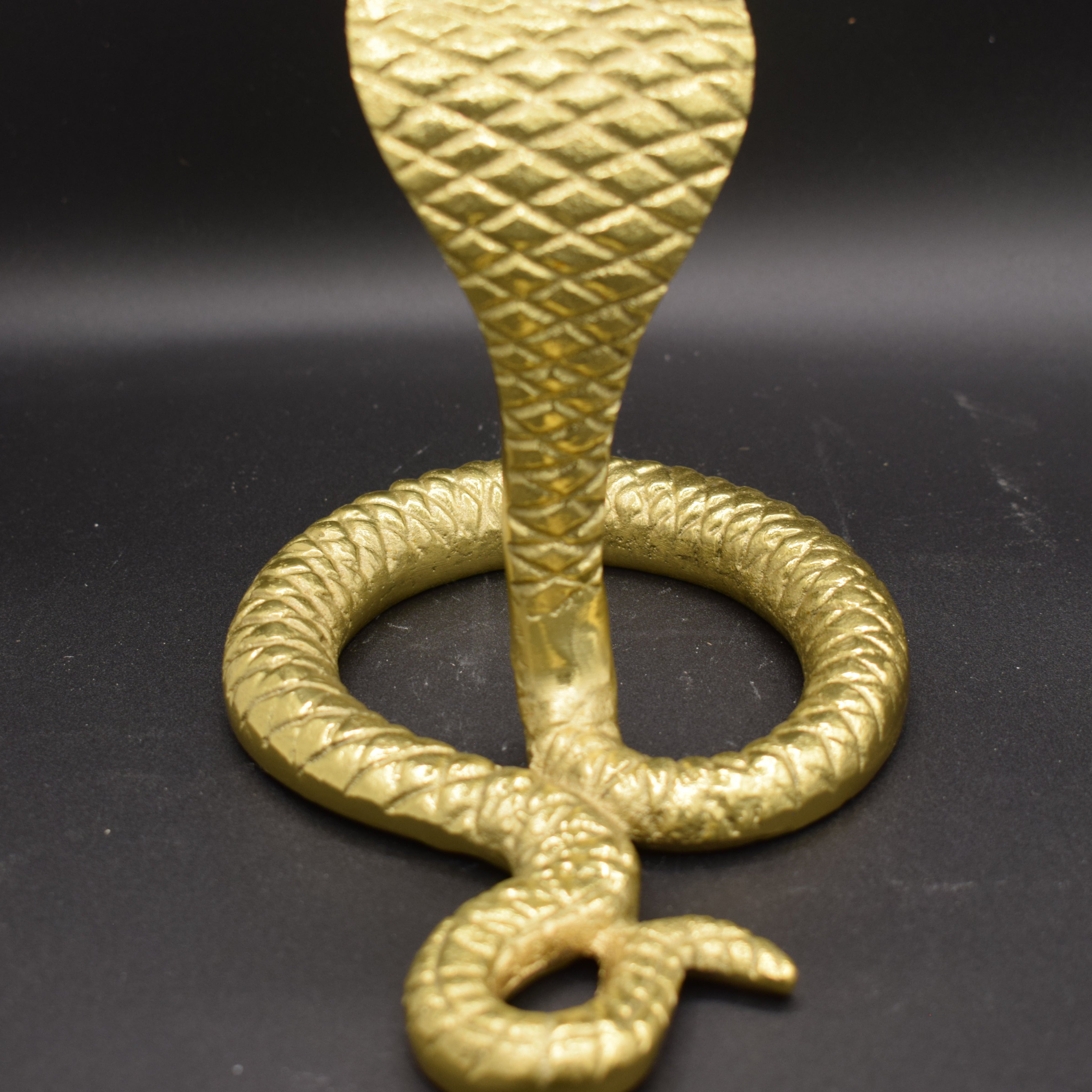 Gold Snake Decoration Sculpture For Kitchen or Home