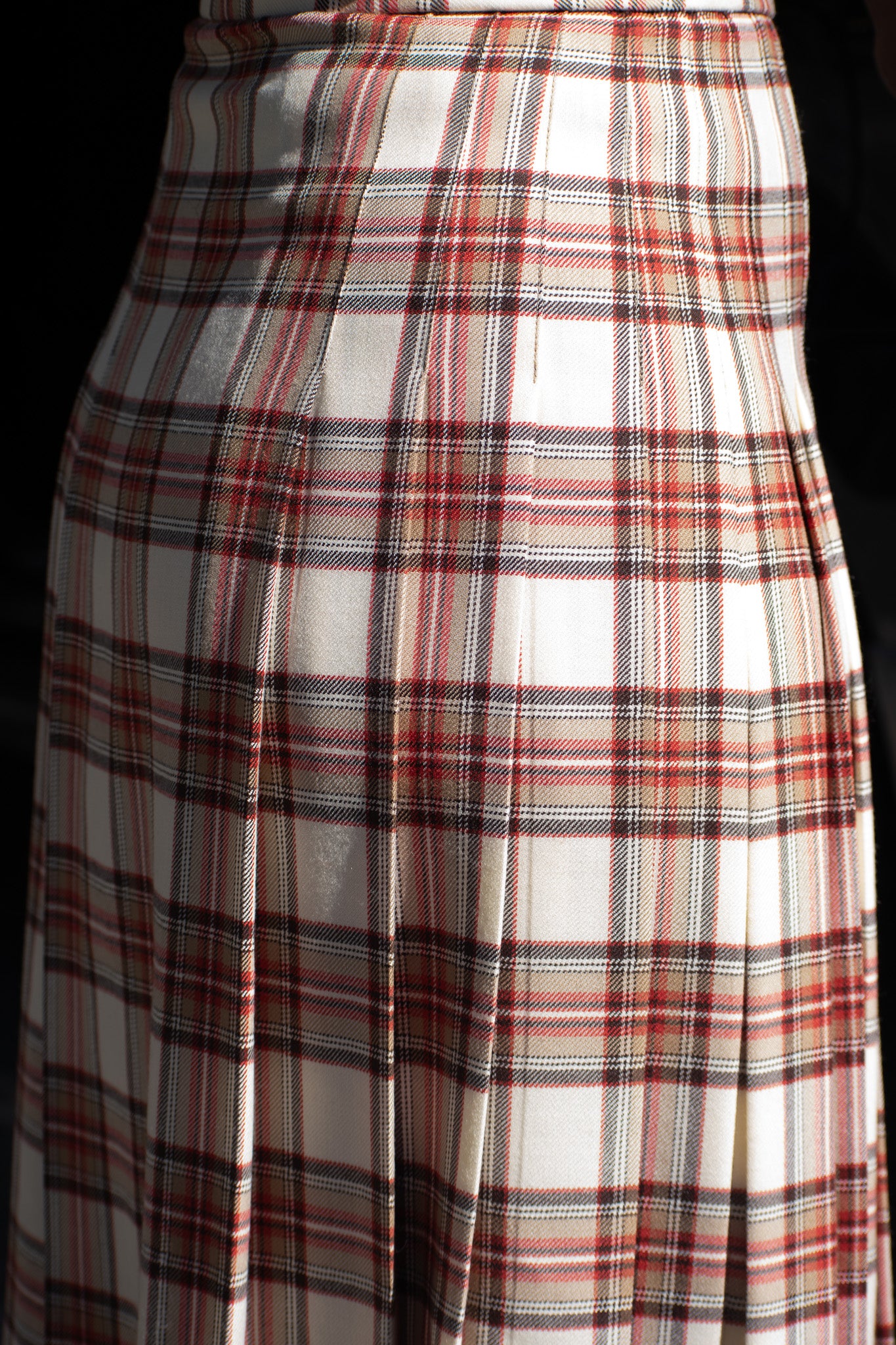 Vintage Pendleton Wool Suit Set Plaid Jacket Size 10 Petite Skirt Size 6 Petite Academia