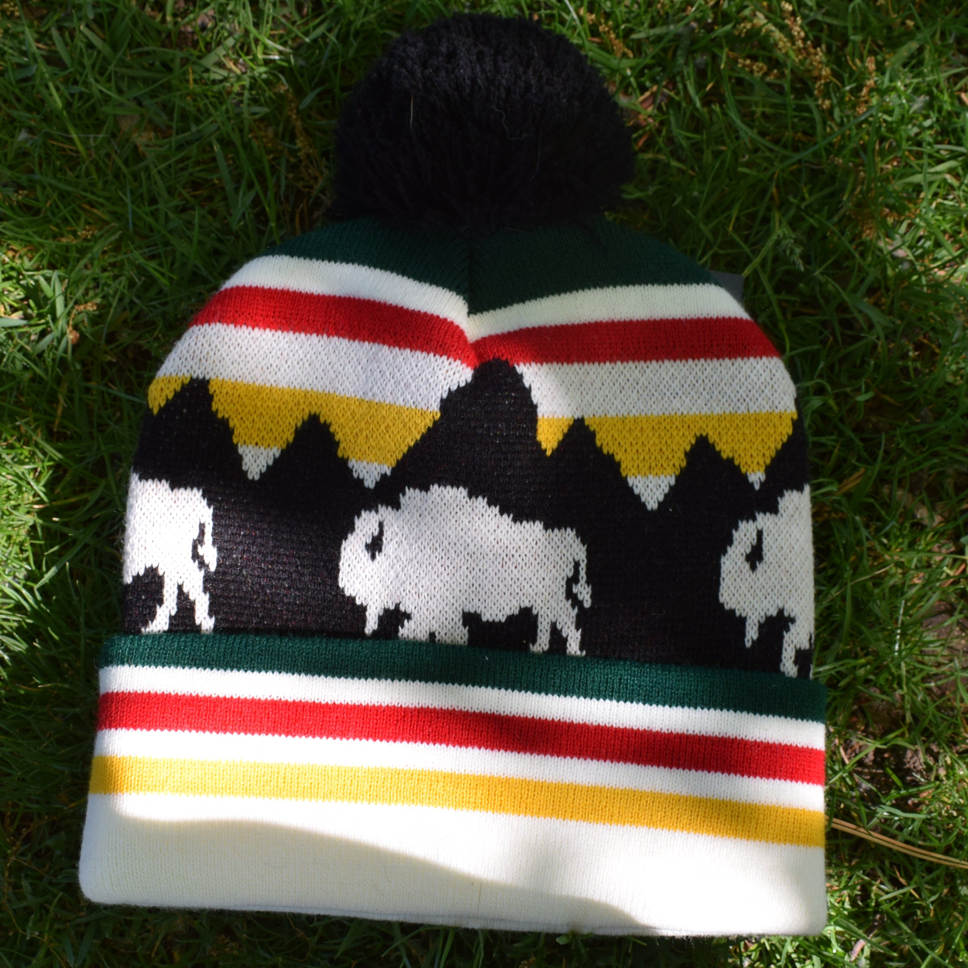 Pendleton Unisex RETRO Beanie with BUFFALO Print