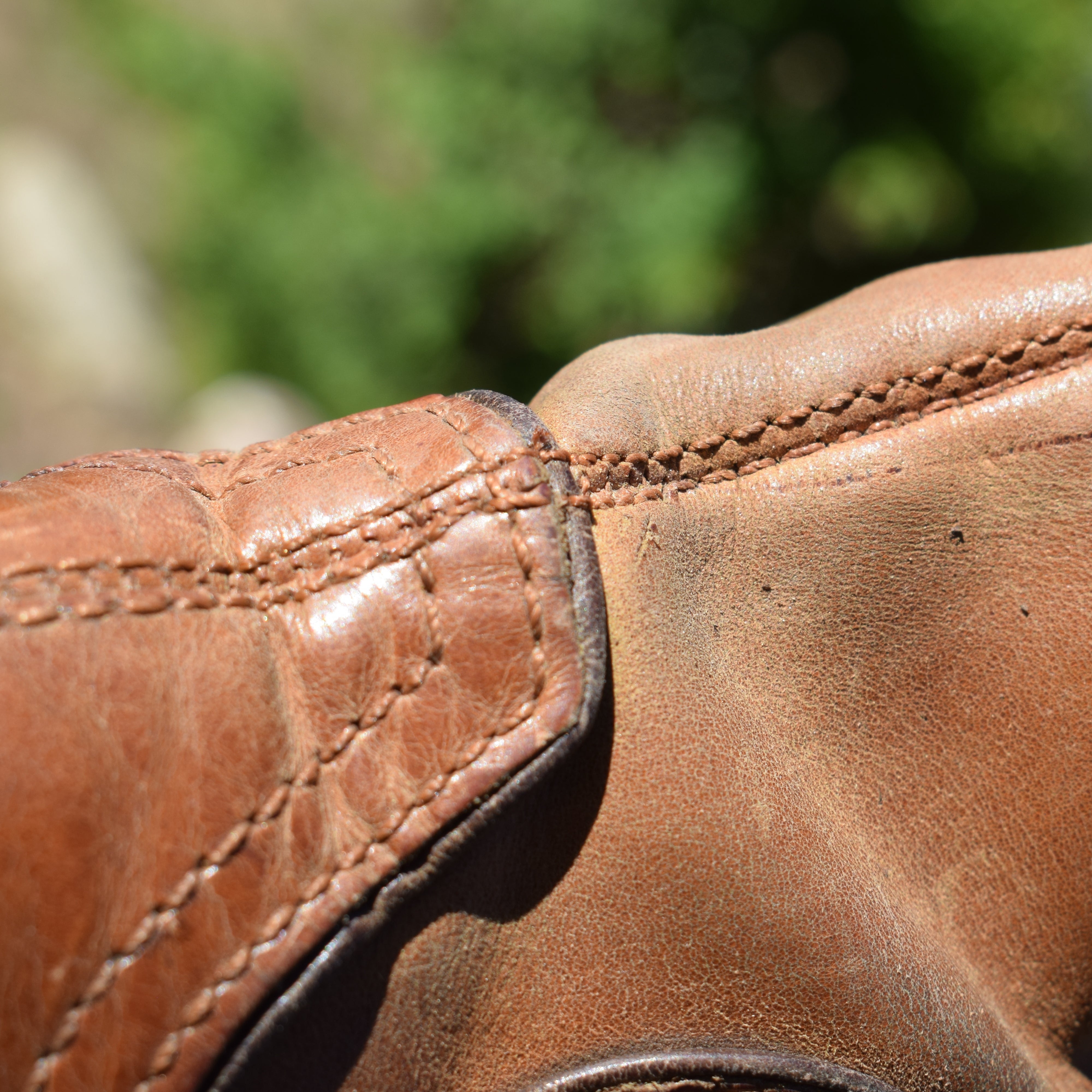 Women's Brown Leather Heart Cowgirl Boots