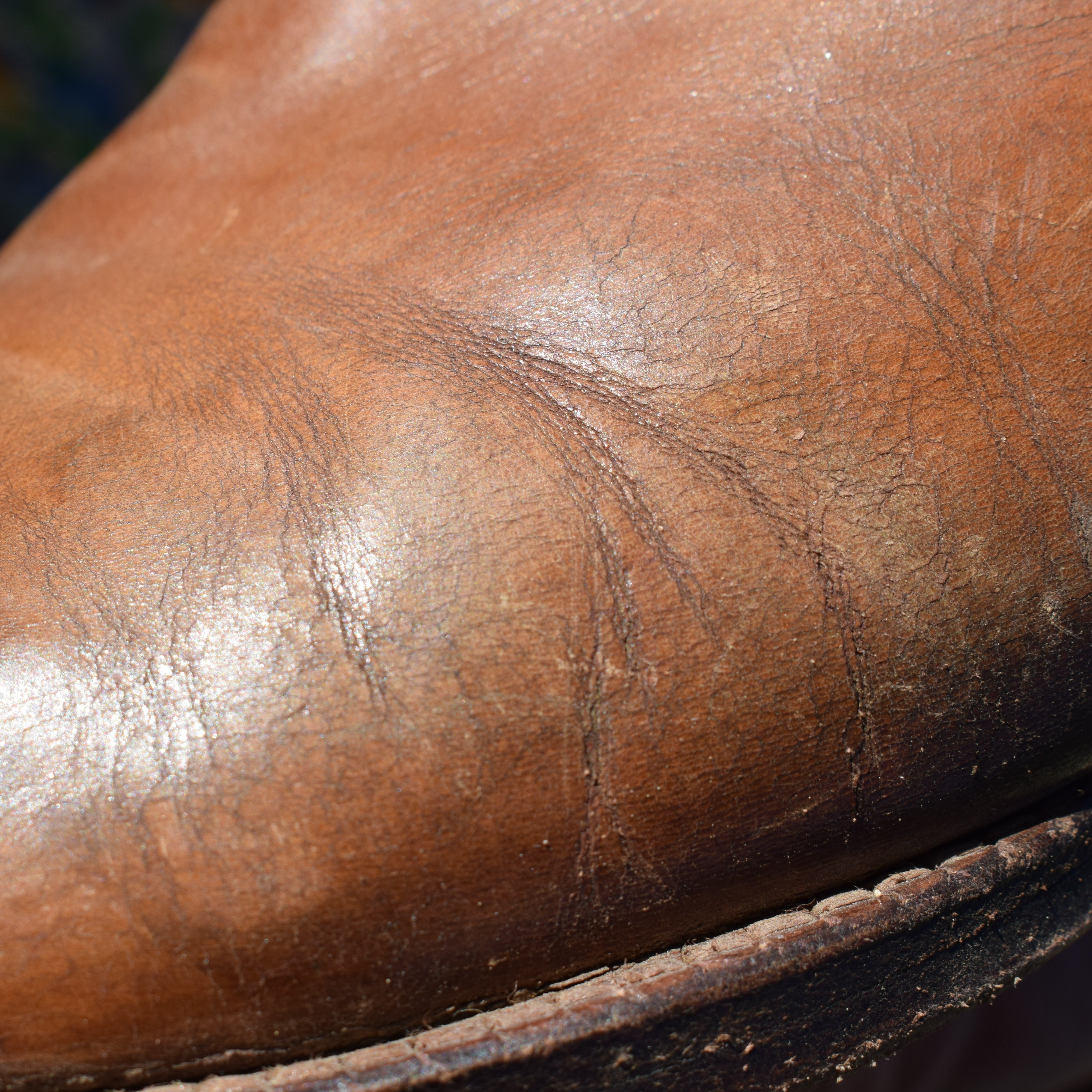 Women's Brown Leather Heart Cowgirl Boots