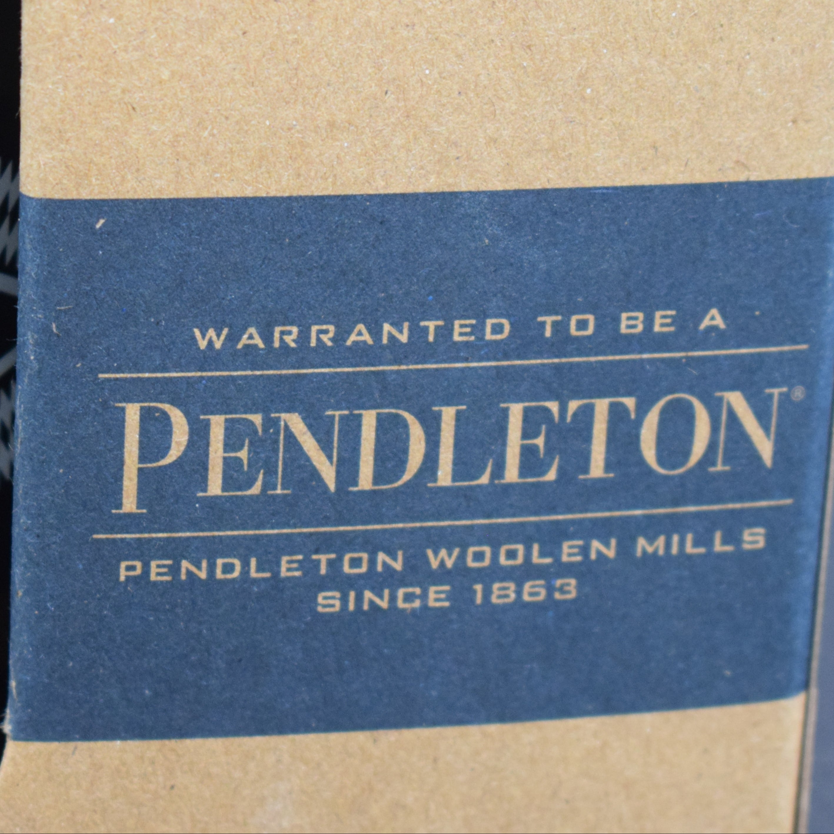 Pendleton 18 oz Ceramic Los Ojos Mug Black and White Aztec Design