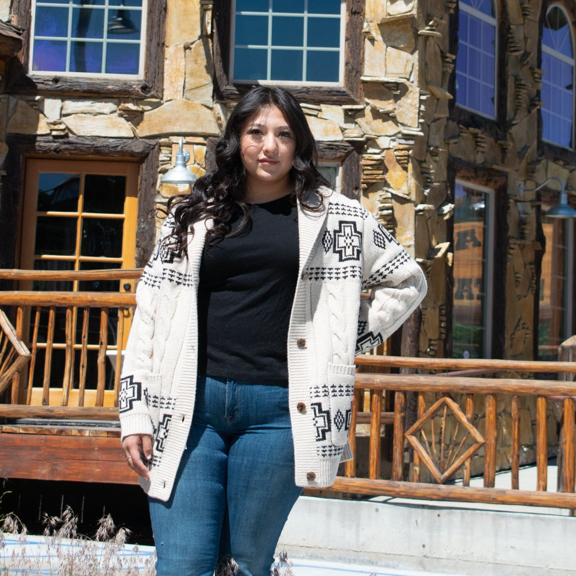 Pendleton Wool Topper Coat Jacket Sweater