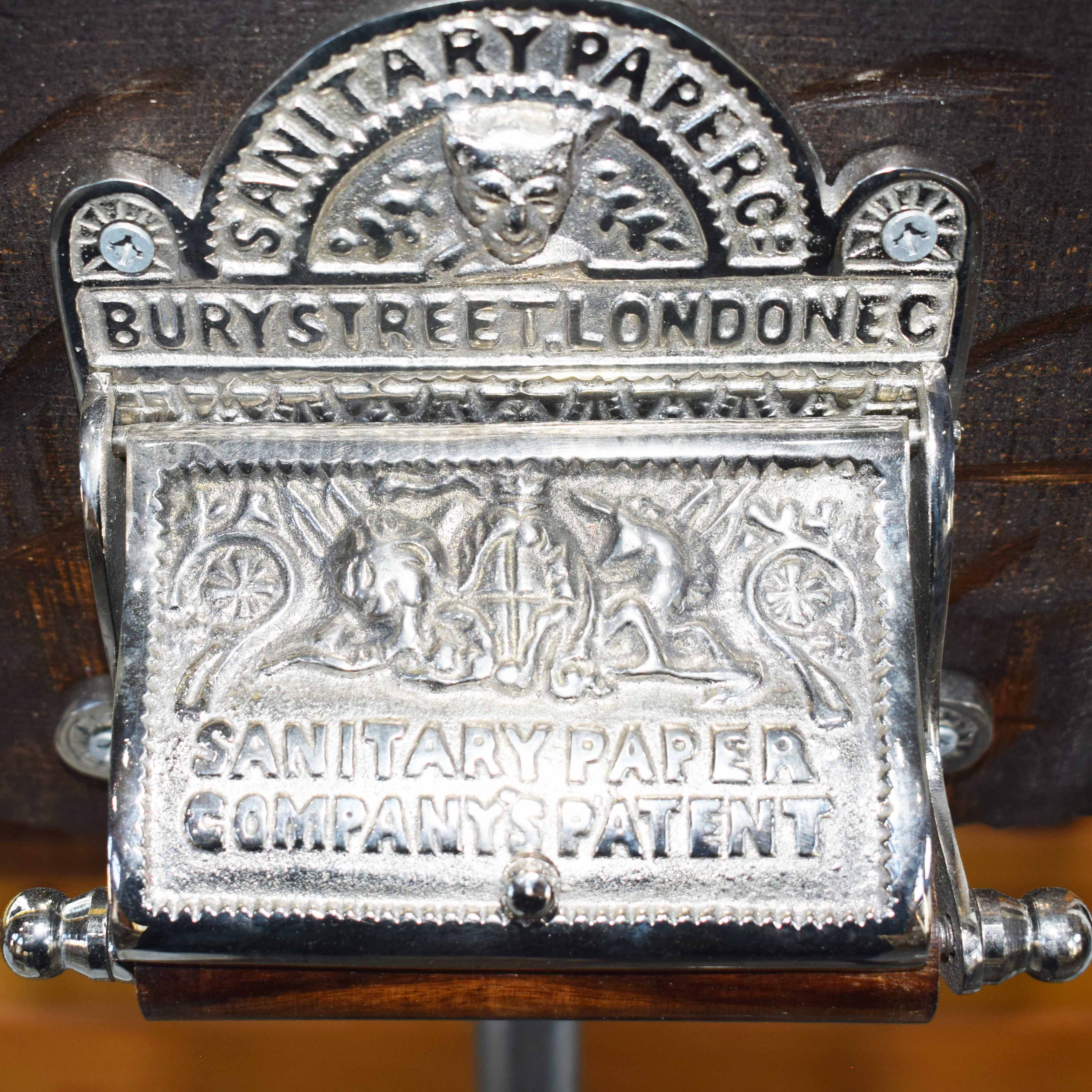 ANT Sanitary Paper Company Bury Street London E.C. Toilet Paper Holder