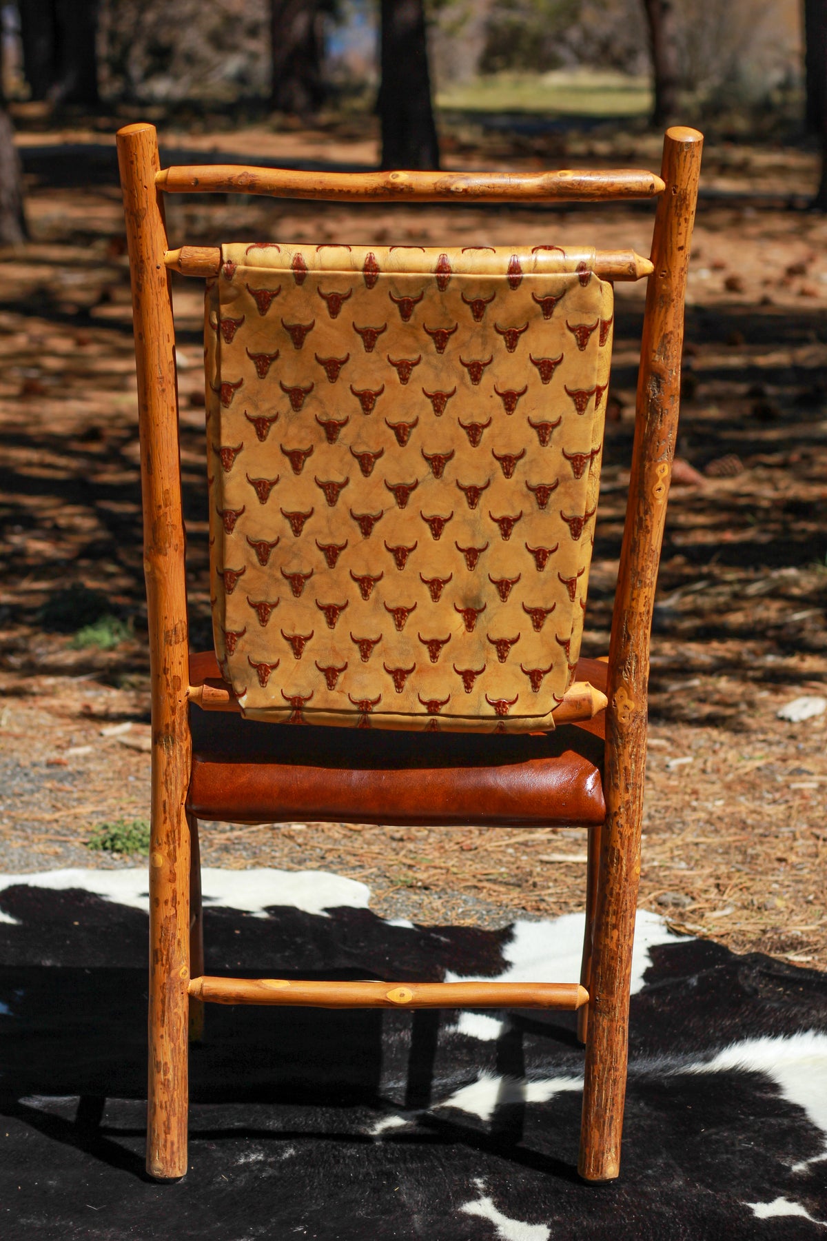 Genuine Old Hickory Custom-Upholstered Chair