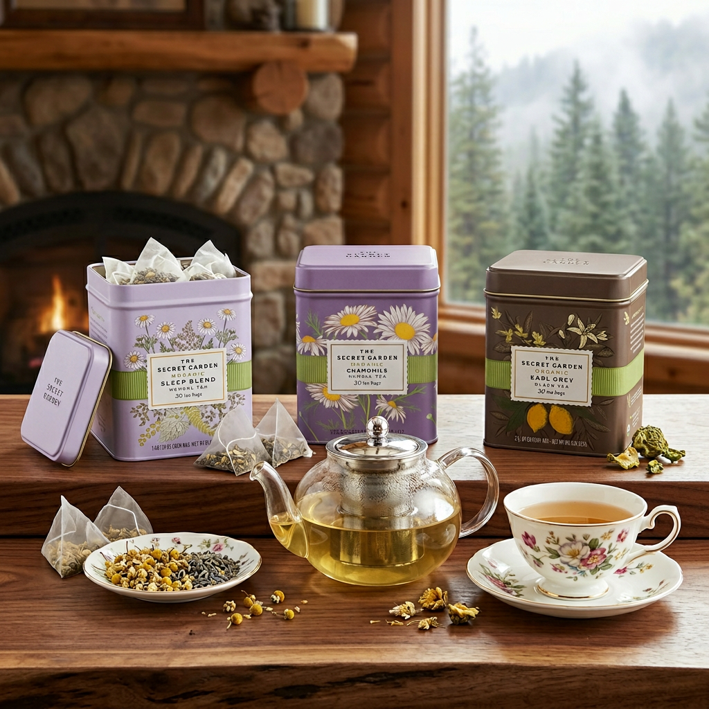 The Secret Garden Herbal Tea Tins