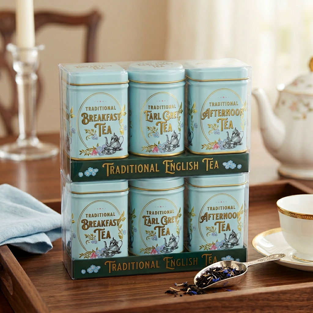 Traditional English Tea Set- Breakfast tea- Afternoon tea- Earl Grey tea,