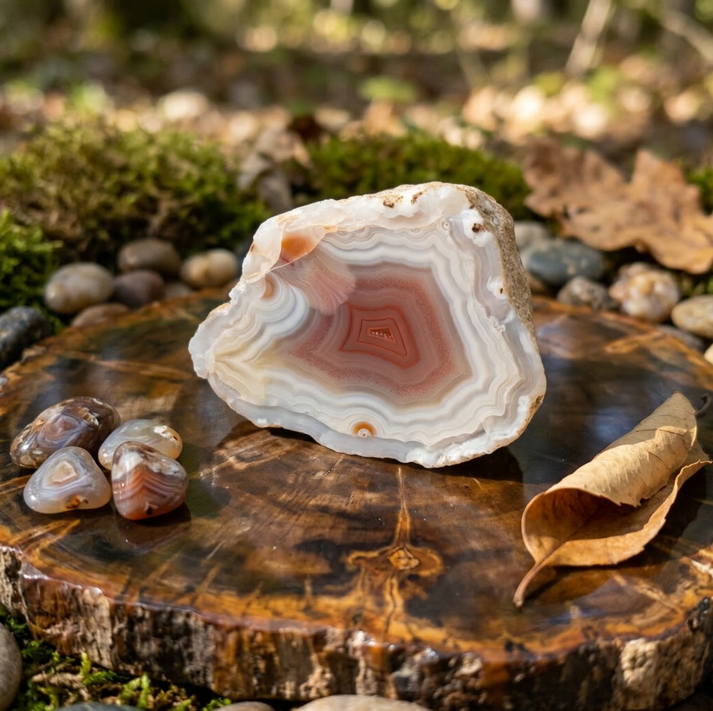 Polished Laguna Agate