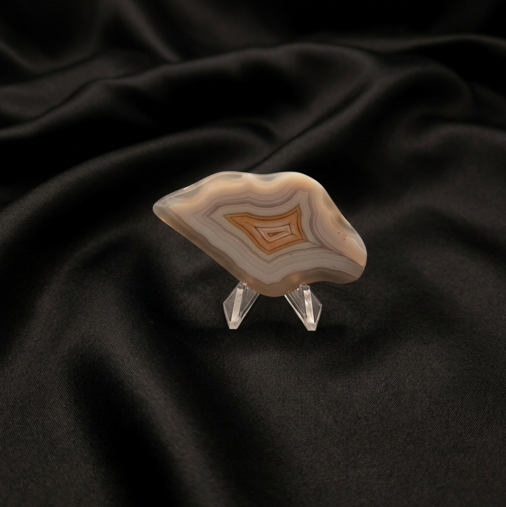 Polished Agate Banded Slice