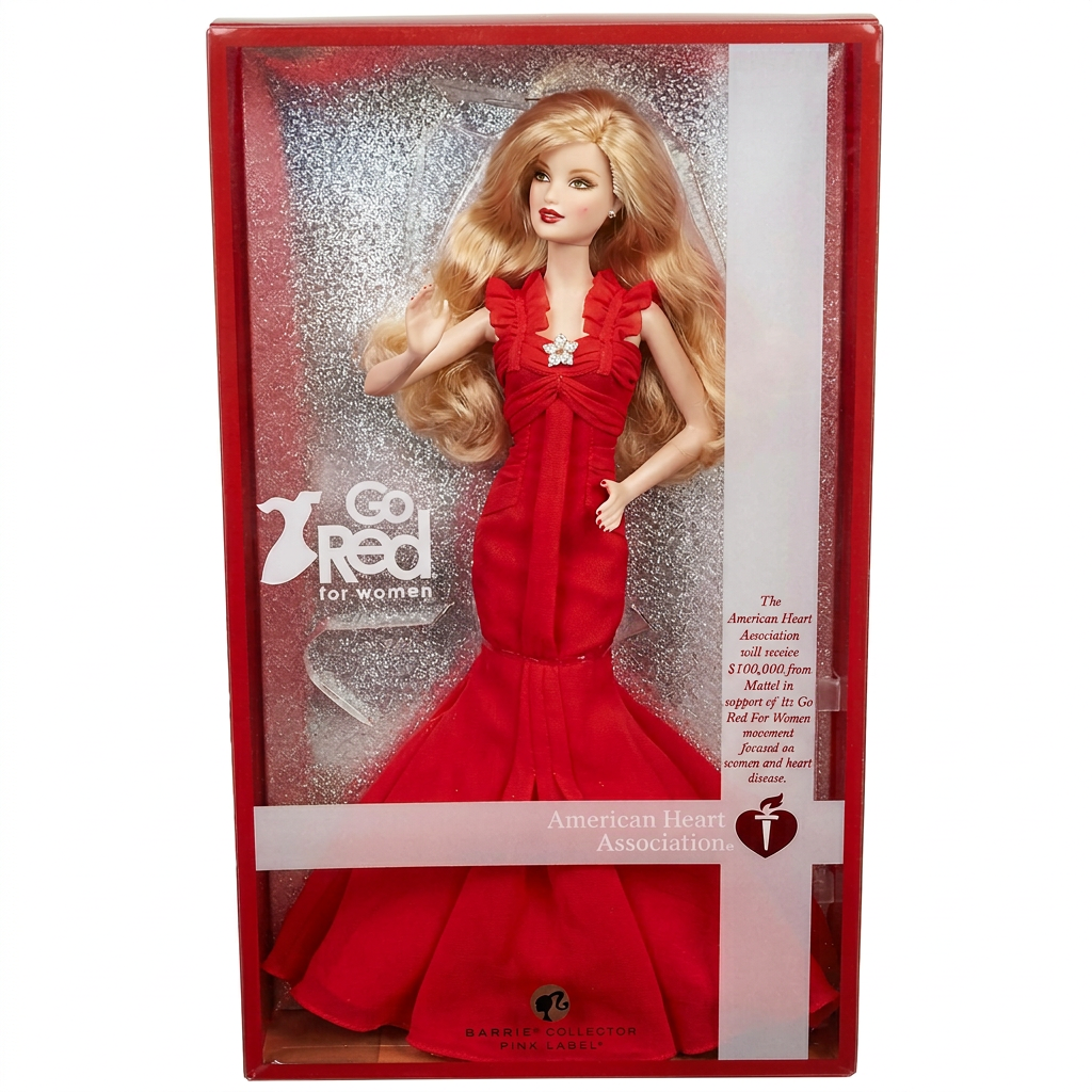 Go Red For Women Barbie Doll