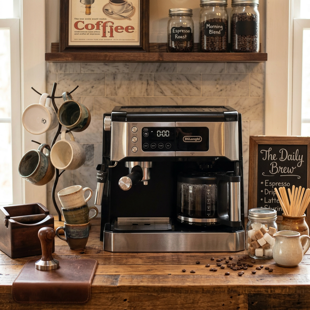 De'Longhi Combination Coffee & Espresso Machine