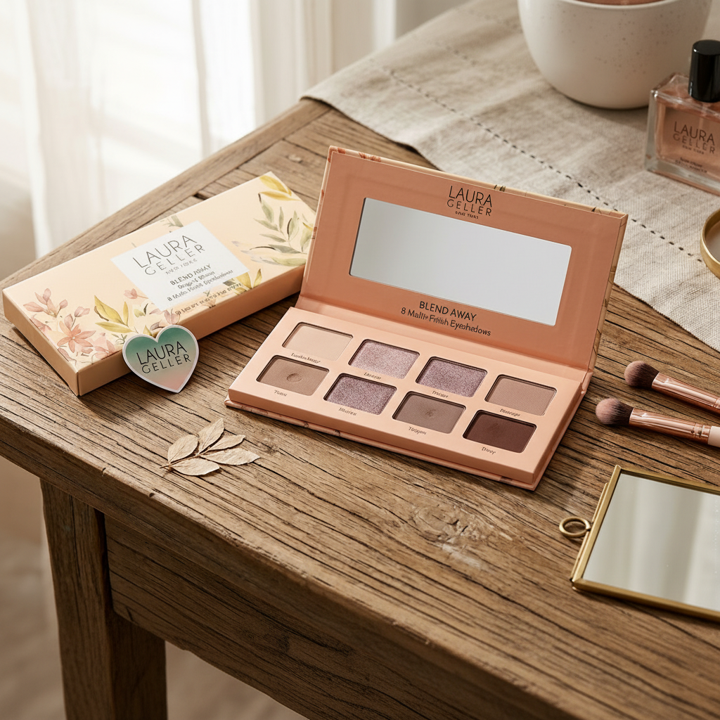Laura Geller Blend Away Beige & Brown 8 Multi-finished Eyeshadows