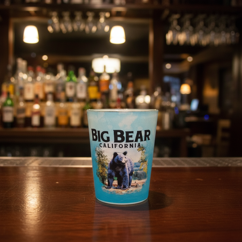 Big Bear California Black Bear Shot Glass