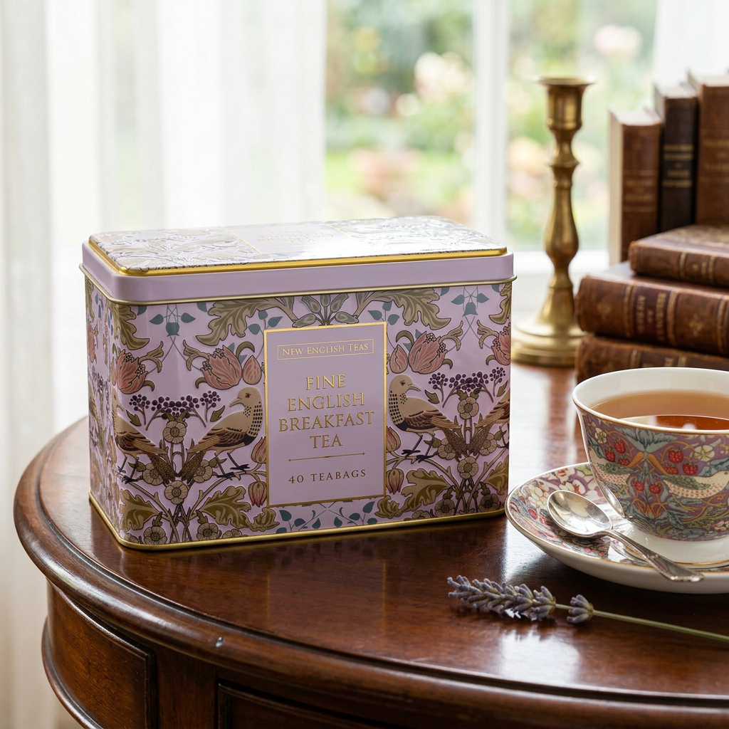 Fine English Breakfast Tea Tin