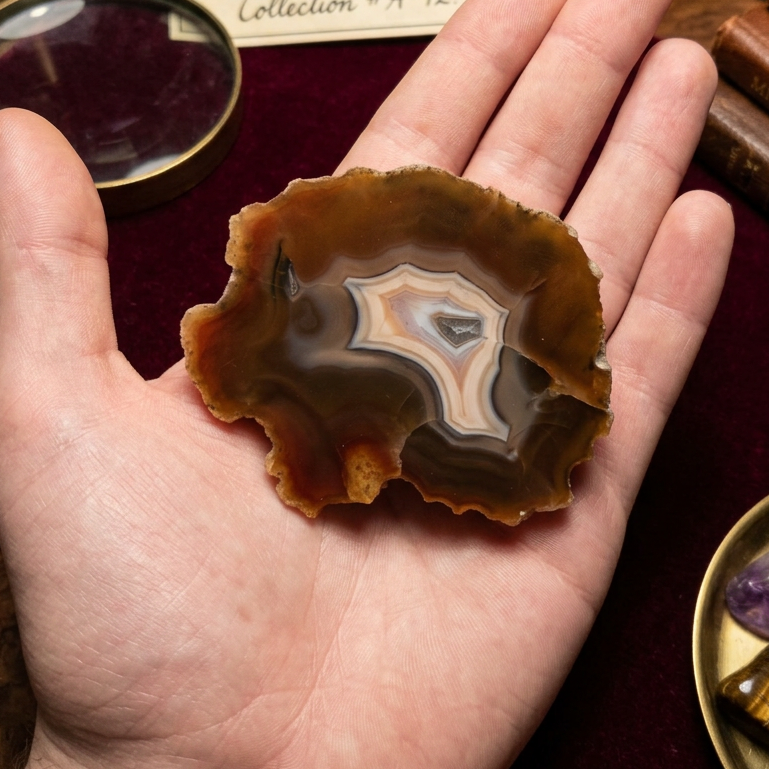 Polished Laguna Agate Stone from Mexico