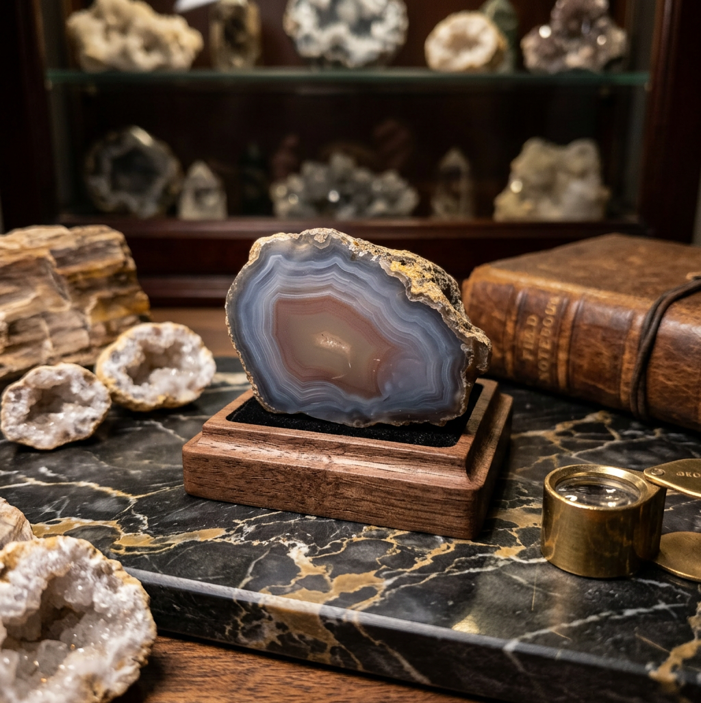 Striking Laguna Agate stone from Mexico