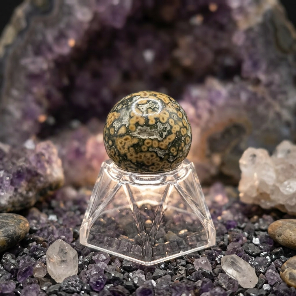 Amazing Marine Jasper Crystal Sphere