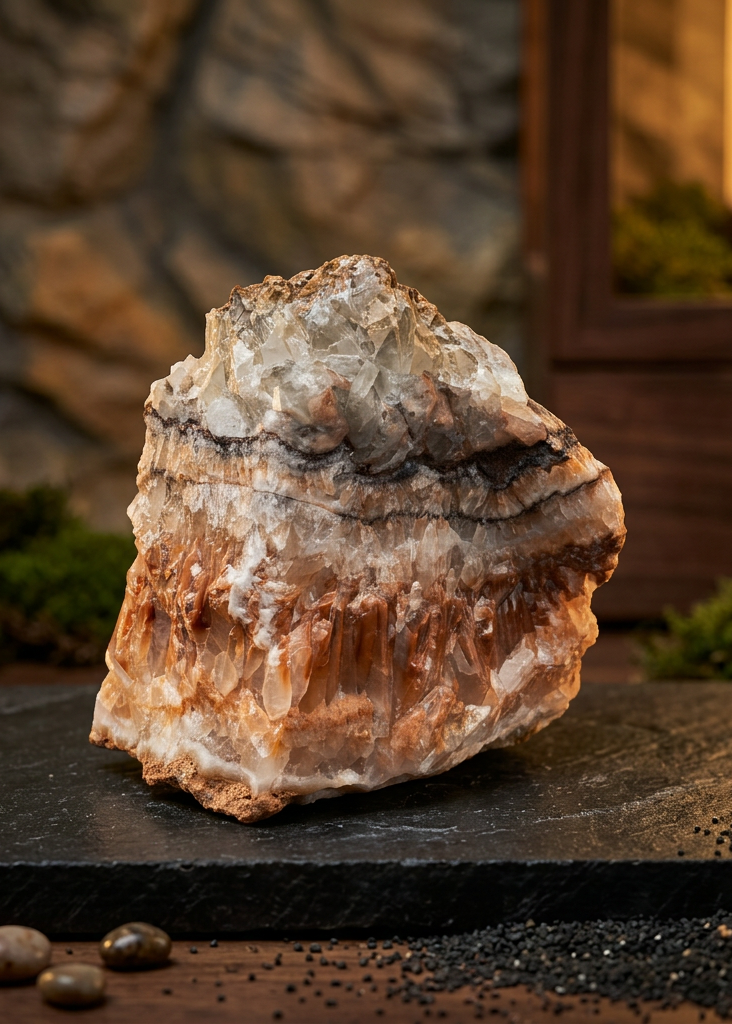 Unique Tri-Color Calcite from Mexico