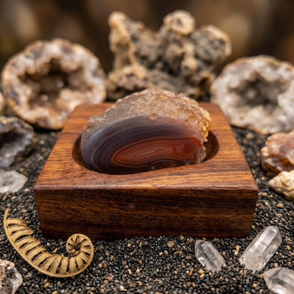 Banded Swazi Agate Stone