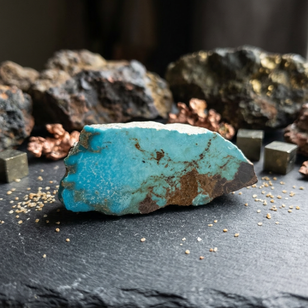 Natural Raw Turquoise from Arizona
