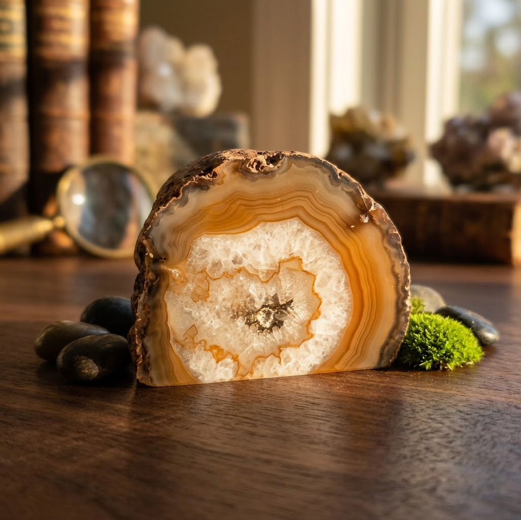 Amazing Polished Agate Stone Paperweight
