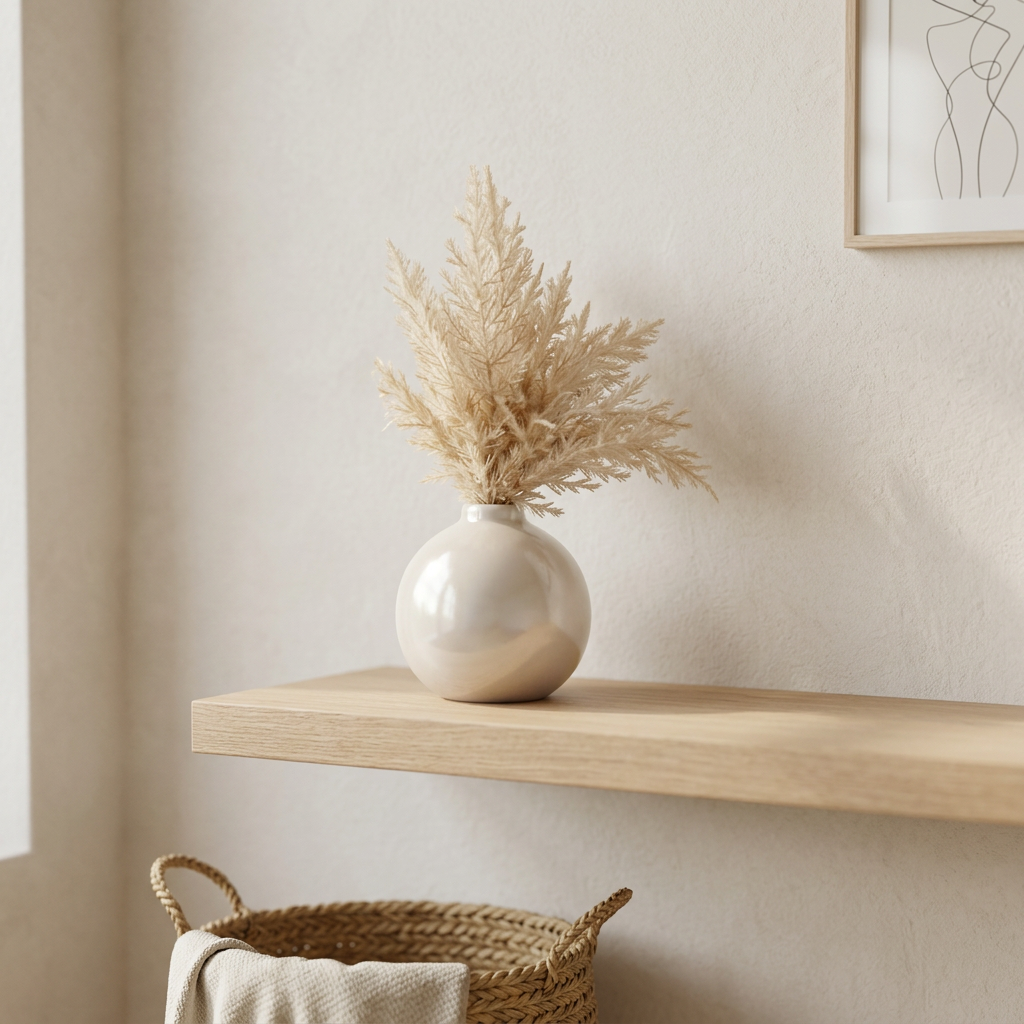 Cupcakes and Cashmere at Home - Iridescent Vase with Fake Flowers