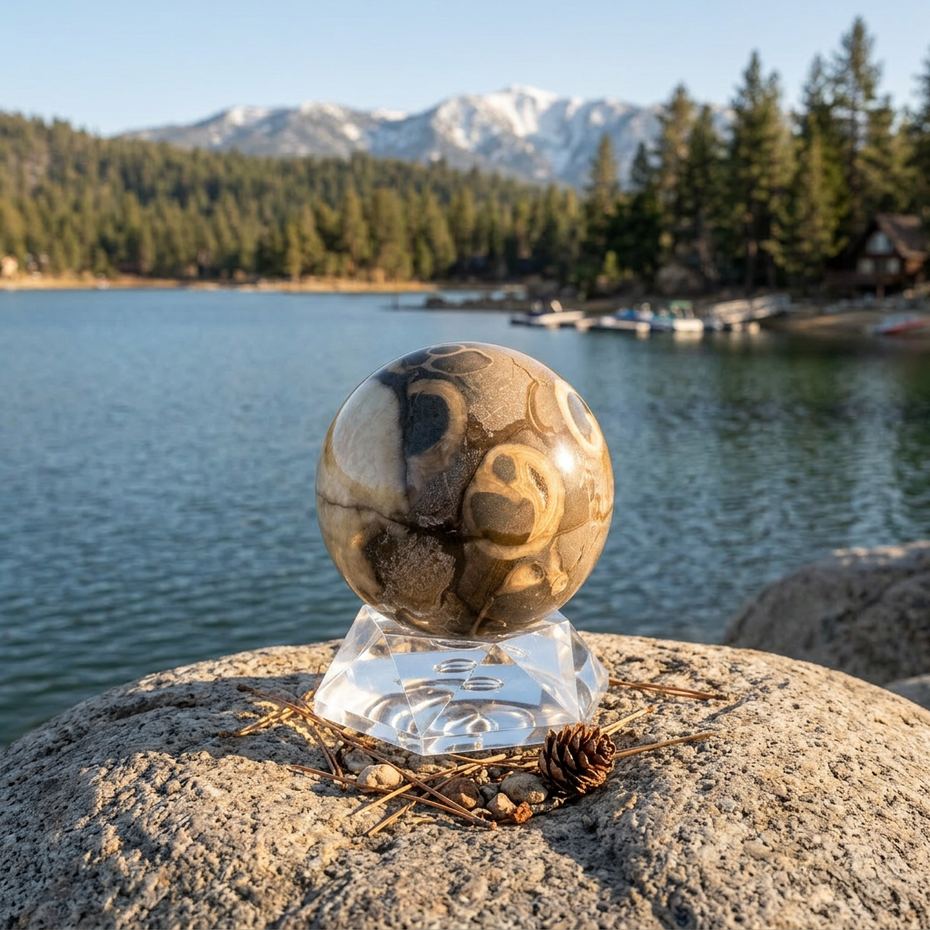 Unique Thousand Eye Jasper Polished Sphere