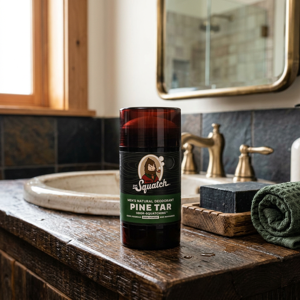 Dr.Squatch Men's Natural Deodorant (Pine Tar)
