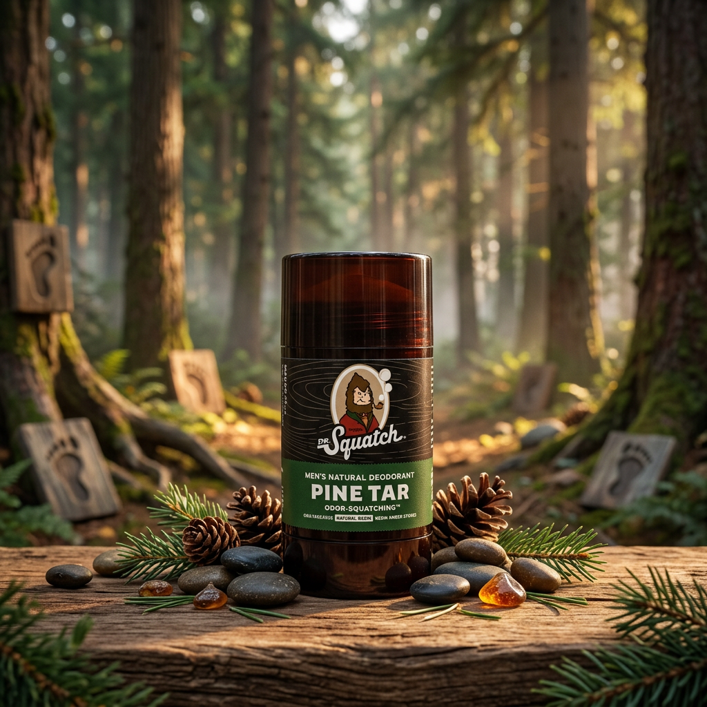 Dr.Squatch Men's Natural Deodorant (Pine Tar)