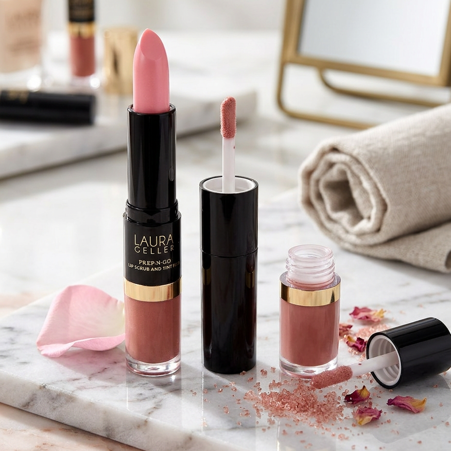 LAURA GELLER Prep-N-Go Lip Scrub And Tint Duo (First Place)