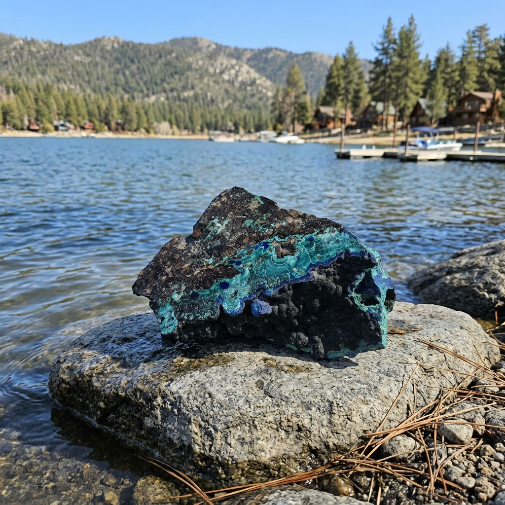 Unique Malachite Azurite Crystal