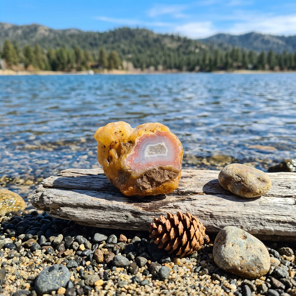 Beautiful Banded Agate Geode