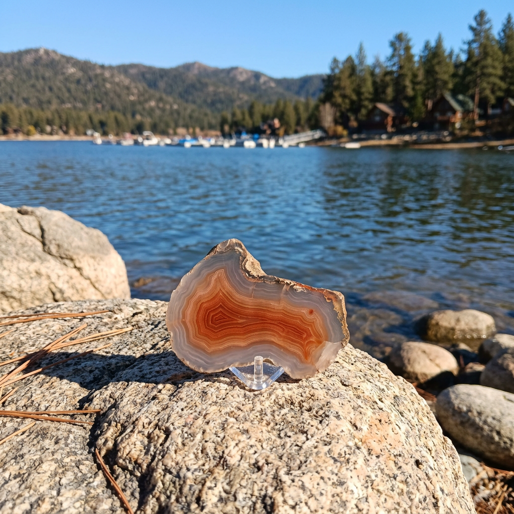 Flawless Polished Agate Slice