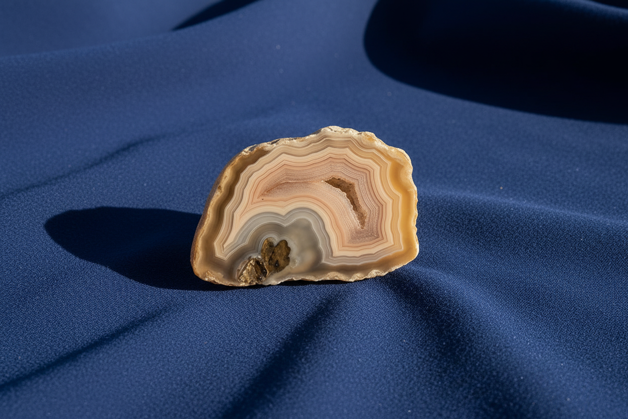 Fortification Banded Agate Geode