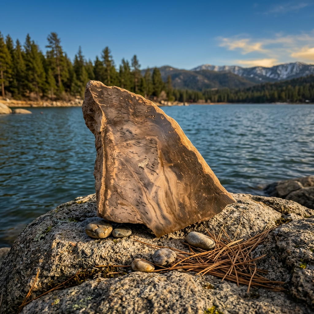 Lapidary Slab Of Petrified Wood