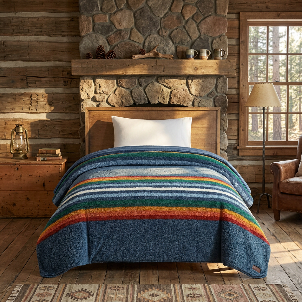 Pendleton Select King Sherpa Fleece Blanket