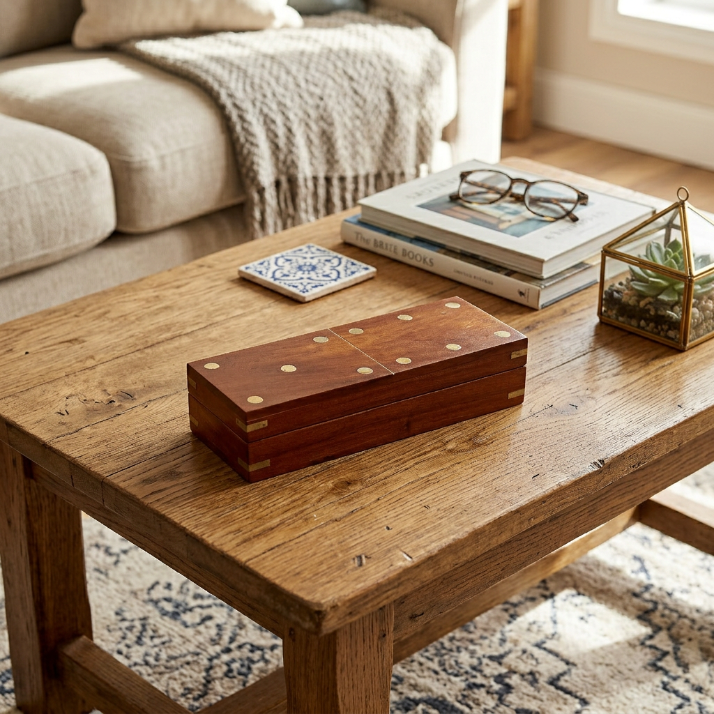 8x3 Dominoes Wood Box Set