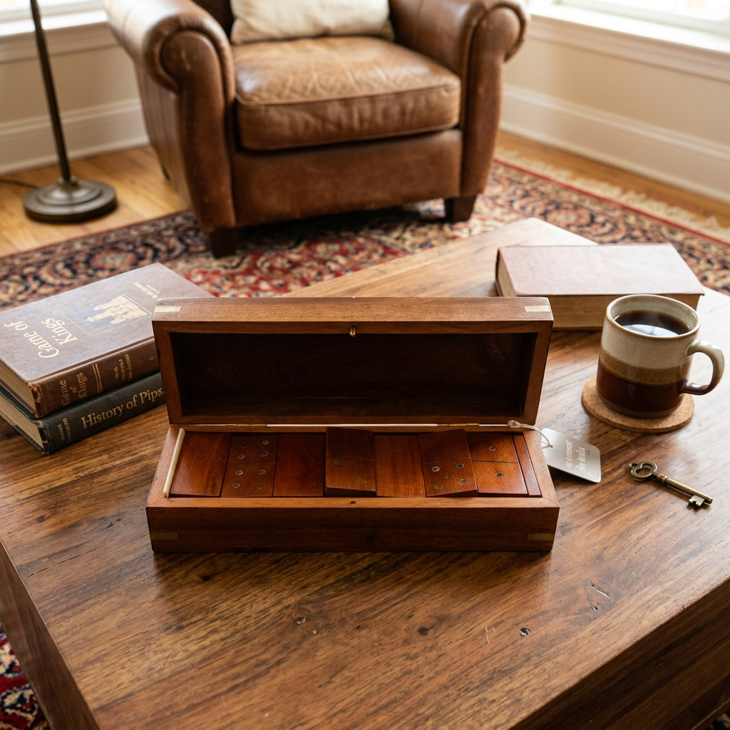 8x3 Dominoes Wood Box Set