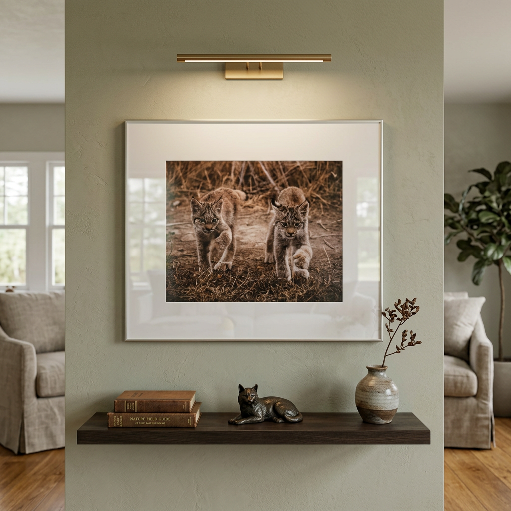 Stunning Photo Print of Young Bobcats by Local Big Bear Photographer