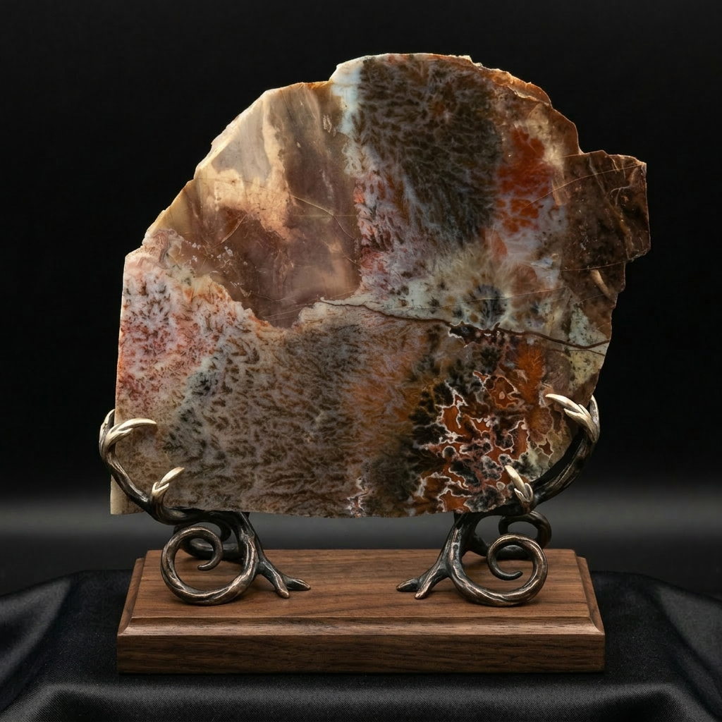 Sagenite Agate Slab