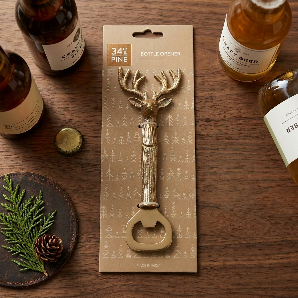 34Th & Pine Deer Bottle Opener