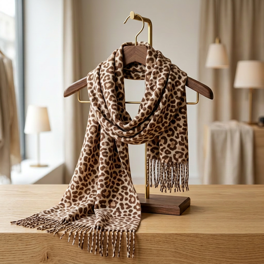 Lulla Collection Leopard Print scarf