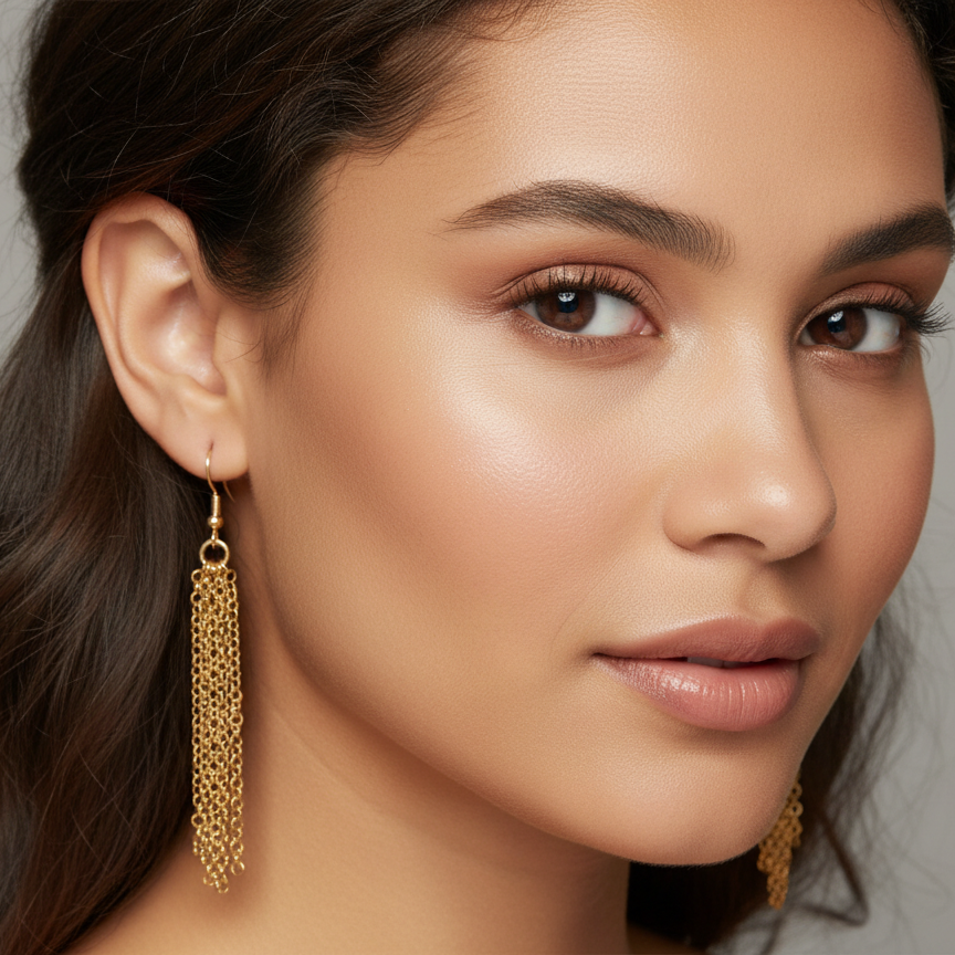 Paparazzi Gold Chain Dangle Earrings