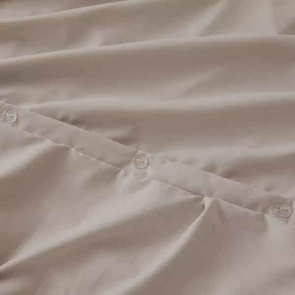 Great Bay Home Taupe Colored King Duvet Cover Set with 2 Shams 102" x 90"