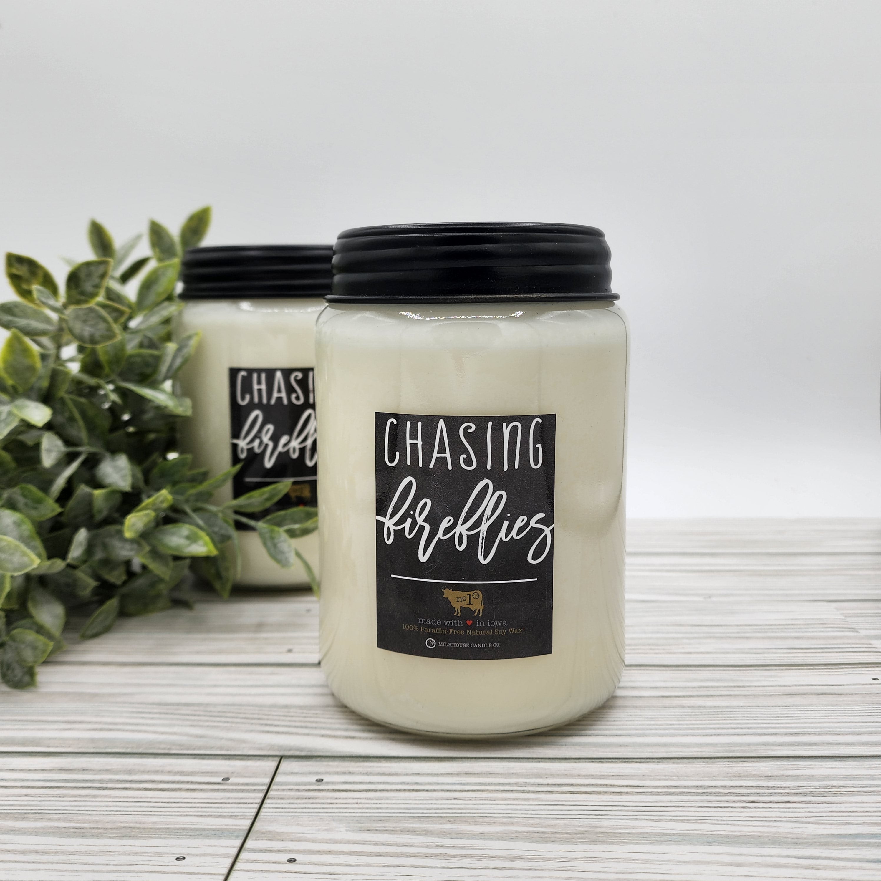 milkhouse candle co chasing fireflies soy candle large glass jar 4x6 new scented candle