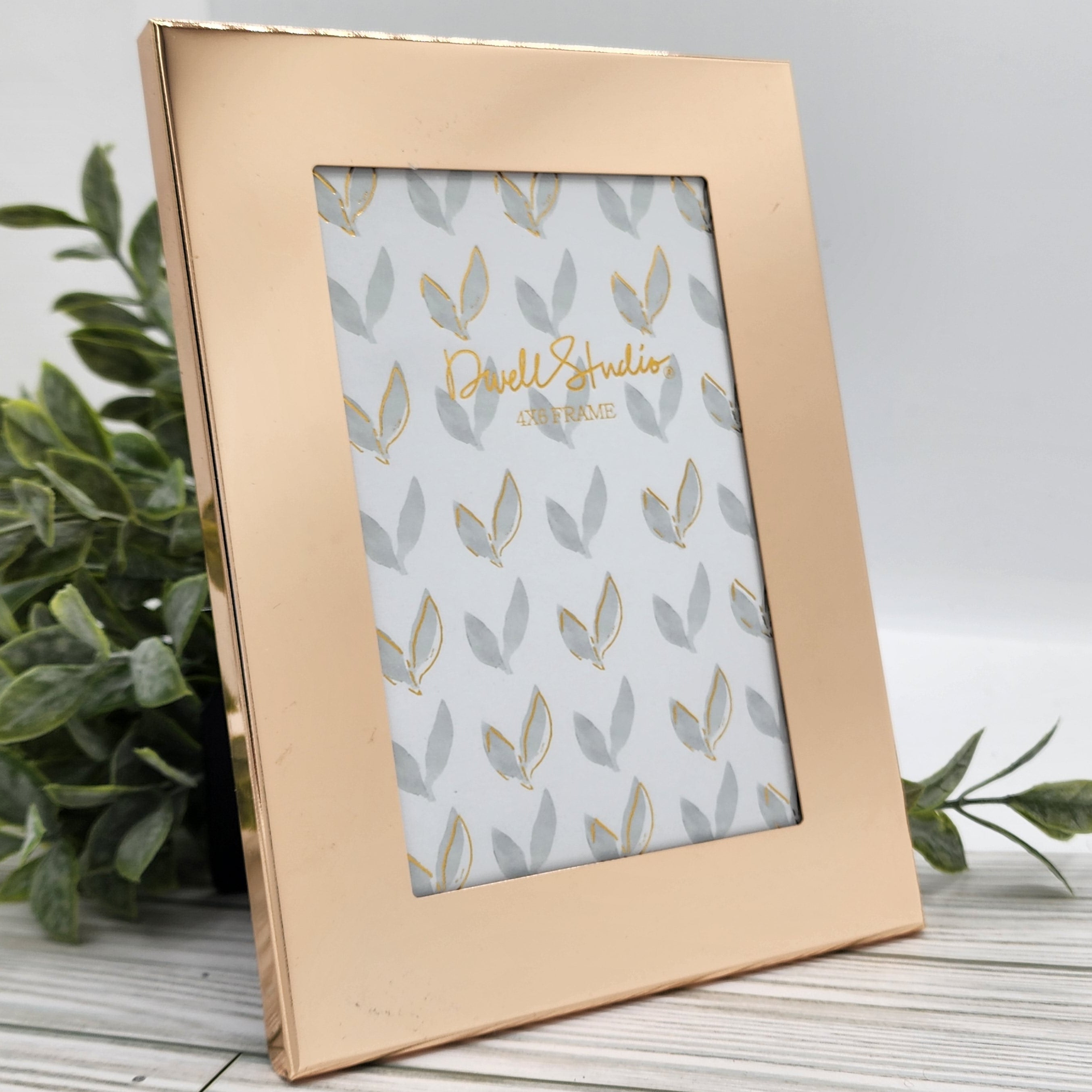 Dwell Studio Gold 4x6 Photo Frame