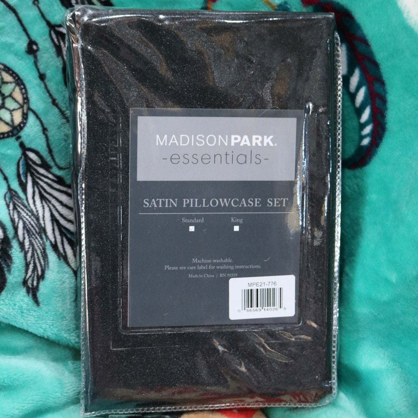 Set of Madison Park Essentials Satin Pillowcases